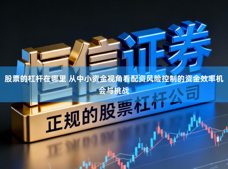 股票的杠杆在哪里 从中小资金视角看配资风险控制的资金效率机会与挑战